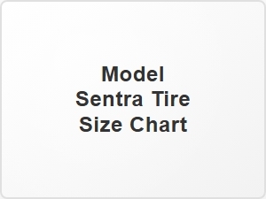 Sentra 2005 Tire Size Chart
